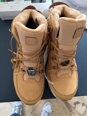 Salomon Tan Work-Style Insulated Boots